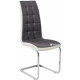 Chair Vetro Mebel S-117-grey-wh gray with white