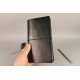 Notepad (black smooth leather)