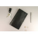 Notepad (black smooth leather)