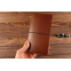 Notepad (brown smooth leather)