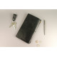 Notepad (black smooth leather)