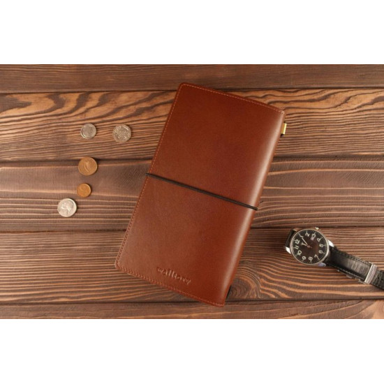 Notepad (brown smooth leather)