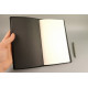 Notepad (black smooth leather)