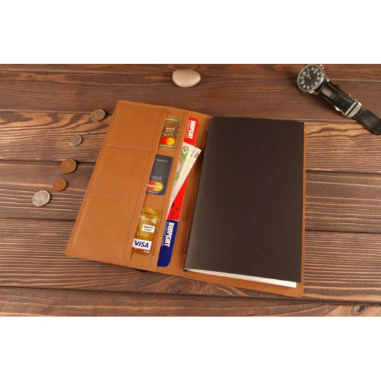 Notepad (brown smooth leather)