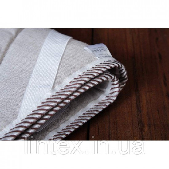 Linen mattress cover (linen fabric) size 180x200 cm, gray