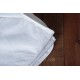 Linen mattress cover (cotton fabric), size 160x200 cm, cream