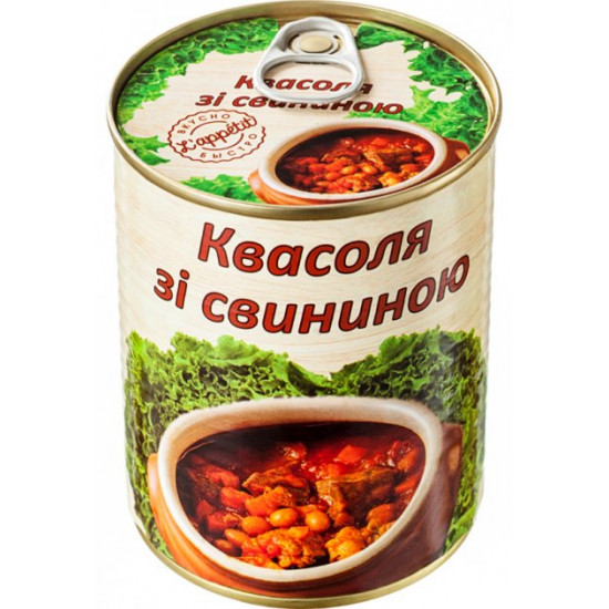 Beans with pork L'appetit 350 g (4820177070097)