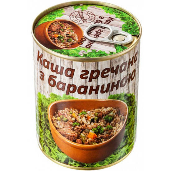 Каша гречана з бараниною L'appetit 340 г (4820021840401)