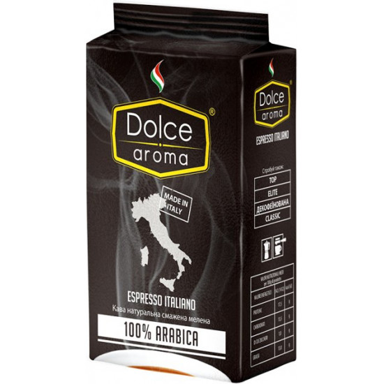  Кофе молотый Dolce Aroma 100% Arabica 250 г (8019650003561)