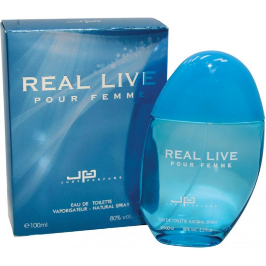  Туалетная вода для женщин Just Parfums Real Live 100 мл (8903386003684)