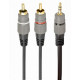 Кабель Audio 3.5мм-2RCA тюльпан Cablexpert 5m Black (CCA-352-5M)