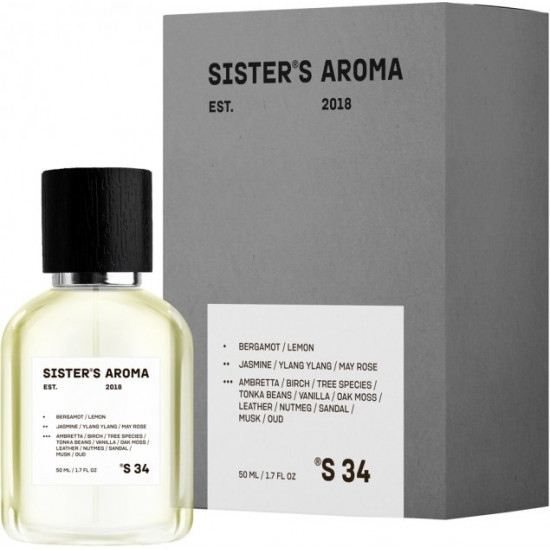  Парфюмированная вода унисекс Sister's Aroma 34 100 мл (4820227780365)