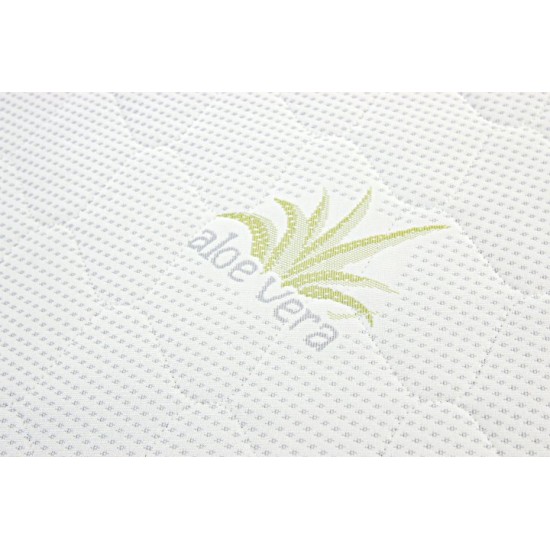 Mattress cover MirSon No. 1000 Alberto Eco Aloe Vera 160x200 cm (2200001491410)