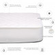 Cotton mattress cover MirSon Standard Cotton Aloe vera 265 200x220 (2200000340672)