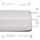 Cotton mattress cover MirSon DeLuxe Cotton Aloe Vera 271 200x220 (2200000340733)