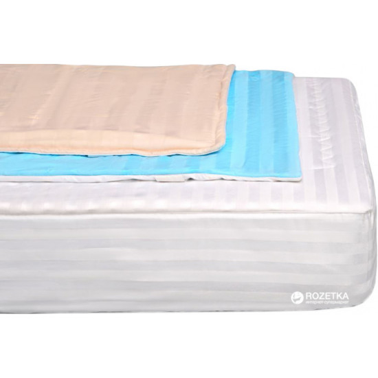 Anti-allergenic mattress cover MirSon Royal Pearl Waterproof Eco 233/3 200x220 (2200000362285)