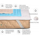 Anti-allergenic mattress cover MirSon Valentino Waterproof Eco 232/1 80x160 (2200000370037)