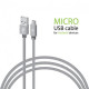 Кабель Intaleo CBGNYL1 USB-microUSB 1м Grey (1283126477676)