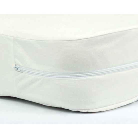 Spring mattress cover, size 110x190x20 cm, cream