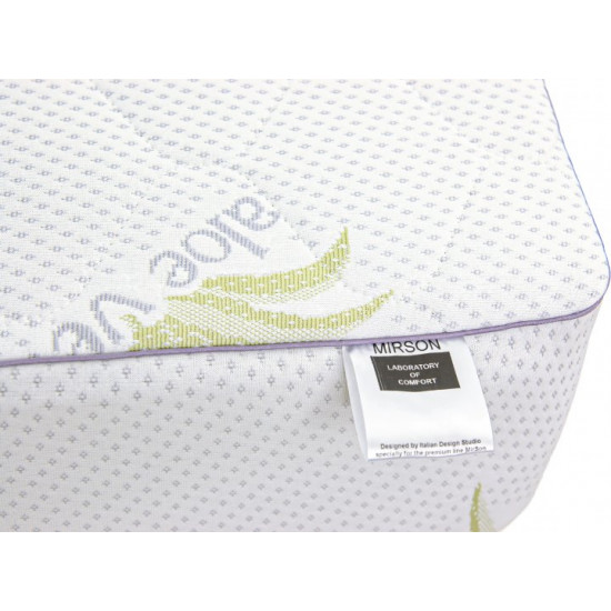 Mattress cover MirSon No. 1049 Alberto Tencel (Modal) Aloe Vera 90x190 cm (2200001508538)