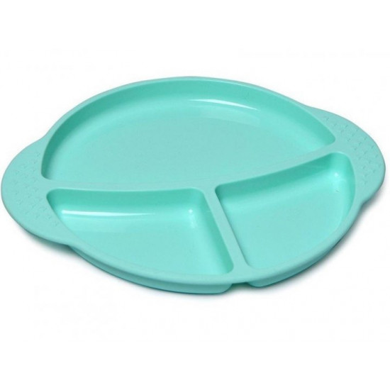 Children's silicone plate with divider 25x21 cm. KIDS FISSMAN (9591)