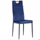 AMF dining chair Alabama black/velor dark blue 546793