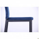 AMF dining chair Alabama black/velor dark blue 546793