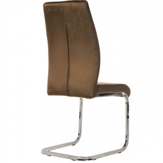 Chair S-118 Vetro Mebel Brown corduroy