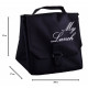 Thermo bag Dolphin Lunch bag with embroidery My lunch. Black