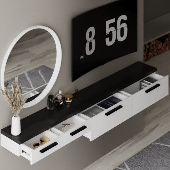 Dressing table Fenster Andersen 1 White/Black