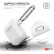  Классический Силиконовый чехол AhaStyle с карабином для Apple AirPods White (AHA-01060-WHT)