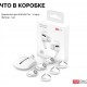  Силиконовые держатели AhaStyle для Apple AirPods Pro White (AHA-0P600-WHT)