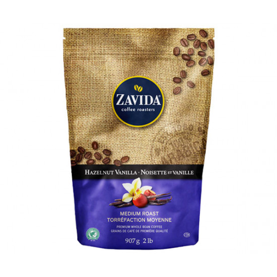  Кофе Zavida Hazelnut Vanilla в зернах 907 г