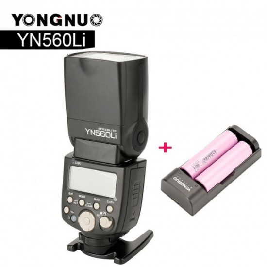 Flash for OLYMPUS cameras - YongNuo Speedlite YN560Li KIT complete with battery