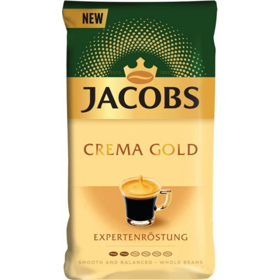  Кофе в зернах Jacobs Crema Gold 1 кг (8711000869567)