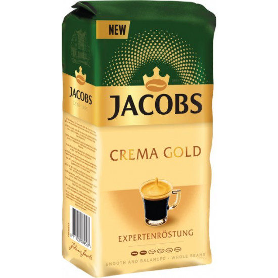  Кофе в зернах Jacobs Crema Gold 1 кг (8711000869567)