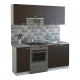 Kitchen ROKO 180cm White chipboard + Wenge Oak (20200028967)