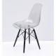 Dining chair Onder Mebli NIK SMOKED BK