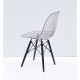 Dining chair Onder Mebli NIK SMOKED BK