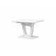 Folding glass dining table Vetro TML-561 color white