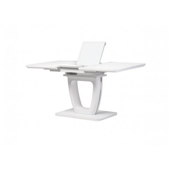 Folding glass dining table Vetro TML-561 color white