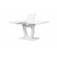 Folding glass dining table Vetro TML-561 color white