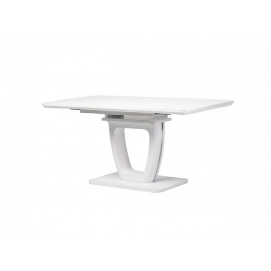 Folding glass dining table Vetro TML-561 color white