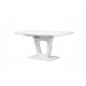 Folding glass dining table Vetro TML-561 color white