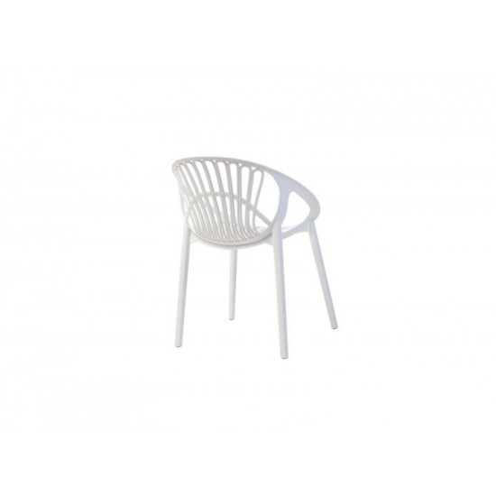 Plastic chair Vetro VT-P-09 white