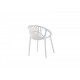 Plastic chair Vetro VT-P-09 white