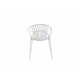 Plastic chair Vetro VT-P-09 white