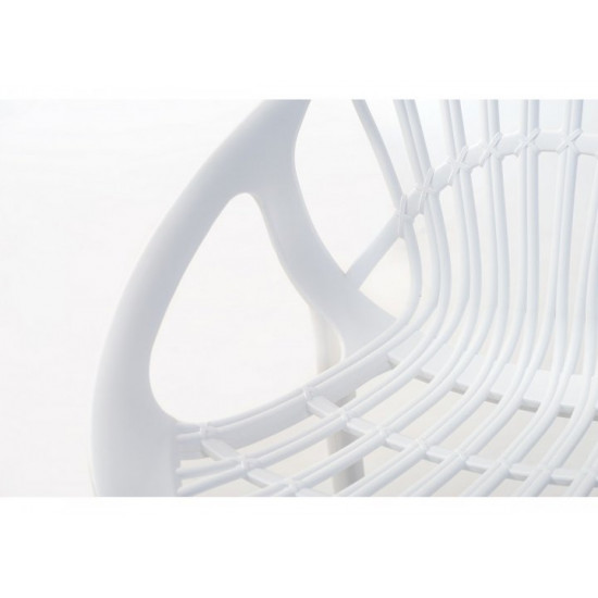 Plastic chair Vetro VT-P-09 white