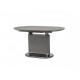 Folding glass dining table Vetro TMM-56 color gray