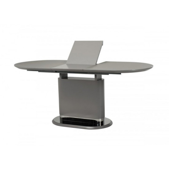 Folding glass dining table Vetro TMM-56 color gray